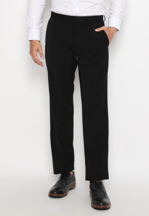 Jobb Ferragamo Celana Panjang Pria Slim Fit Hitam
