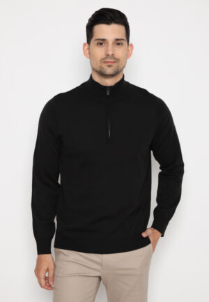 Jobb Geraldo Outer Pria Lengan Panjang Slim Fit Hitam