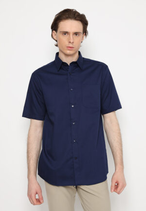 Jobb Geremy Kemeja Pria Lengan Pendek Regular Fit Navy
