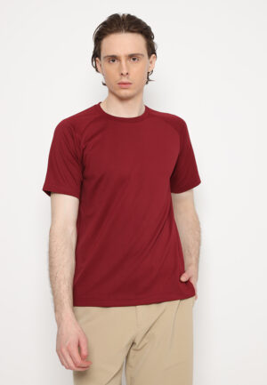 Jobb Colero Kaos Pria Slim Fit Maroon
