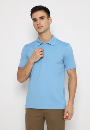 Jobb Candana Polo Shirt Pria Lengan Pendek Slim Fit Light Blue