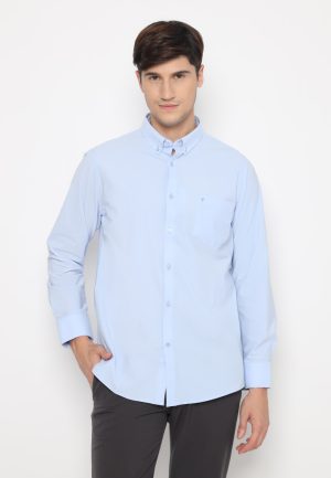 Jobb Steelcase Kemeja Pria Lengan Panjang Slim Fit Light BLue