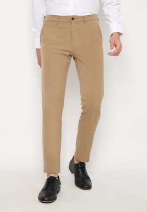 Jobb Altman Celana Panjang Modern Slim Fit Dark Khaki