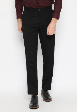 Jobb Hannover Celana Panjang Pria Slim Fit Hitam