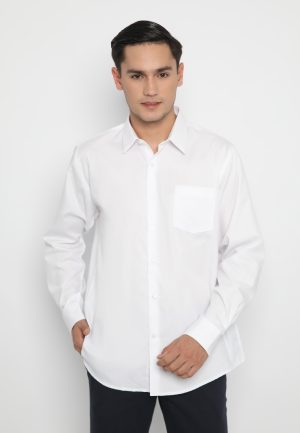 Jobb Madre Kemeja Pria Lengan Panjang Regular Fit Putih