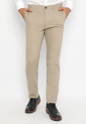 Jobb Kashgar Celana Panjang Pria Modern Slim Fit Khaki