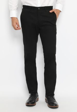 Jobb Kashgar Celana Panjang Pria Modern Slim Fit Medium Hitam