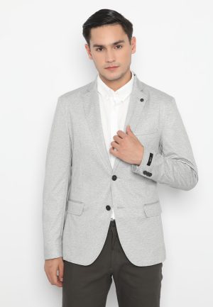 Jobb Hollister-T2 Jas Pria Slim Fit Medium Grey