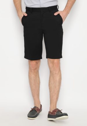 Jobb Fendo Celana Pendek Pria Slim Fit Dark Black