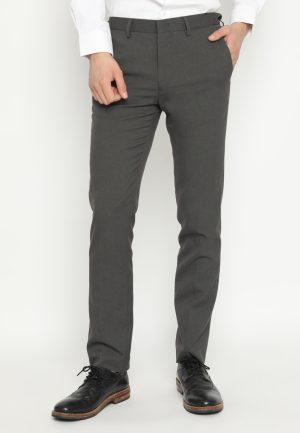 Jobb Bellwool-B Celana Panjang Pria Modern Slim Fit Medium Grey 2022