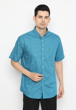 Jobb Jaydo Kemeja Pria Lengan Pendek Regular Fit Light Blue
