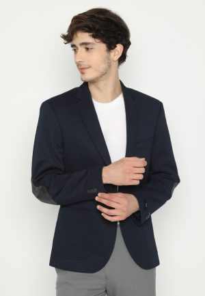 Jobb Hofton-T2 Blazer Pria Slim Fit Navy 2022