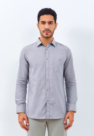 Jobb Queensway Kemeja Pria Lengan Panjang Slim Fit Khaki