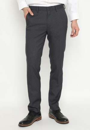 Jobb Bellwool-B Celana Panjang Pria Modern Slim Fit Dark Grey 3