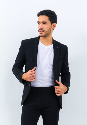 Jobb Northwest Blazer Pria Slim Fit Hitam