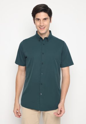 Jobb Egan Kemeja Pria Lengan Pendek Slim Fit Hijau