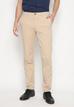 Jobb Jaxion Celana Panjang Chinos Modern Slim Fit Medium Khaki