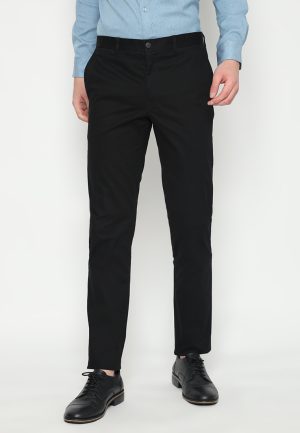 Jobb Skye Celana Panjang Chinos Modern Slim Fit Dark Black
