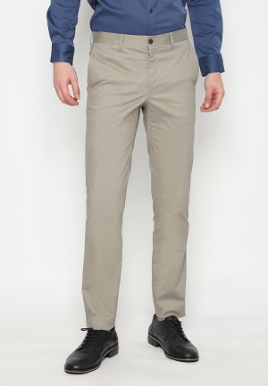 Jobb Skye Celana Panjang Chinos Modern Slim Fit Medium Grey