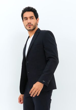 Jobb Springside-T2 Blazer Pria Slim Fit Navy