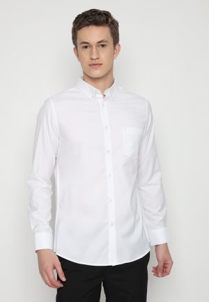 Jobb Wilbert Kemeja Pria Lengan Panjang Slim Fit White