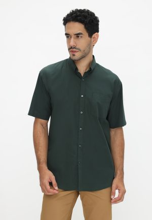 Jobb Vernon Kemeja Pria Lengan Pendek Regular Fit Hijau