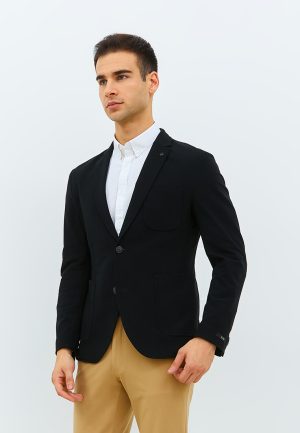 Jobb Edmond-T2 Blazer Pria Slim Fit Hitam