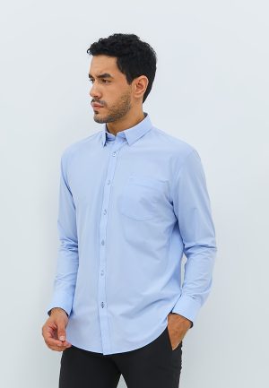 Jobb Steelco Kemeja Pria Lengan Panjang Regular Fit Light Blue