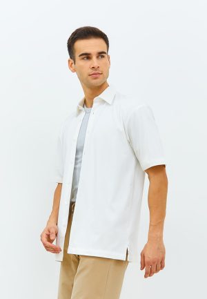 Jobb Ducal Kemeja Pria Lengan Pendek Slim Fit Putih