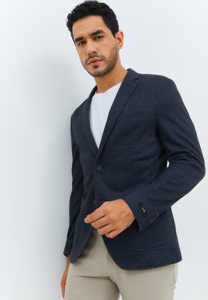 Jobb Sisley-T2 Jas Pria Slim Fit Navy