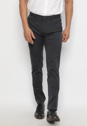 Jobb Bellmore-B Celana Panjang Pria Modern Slim Fit Dark Grey 3.1