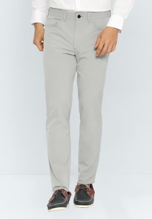 Jobb Active Zach Celana Panjang Pria Modern Slim Fit Light Grey