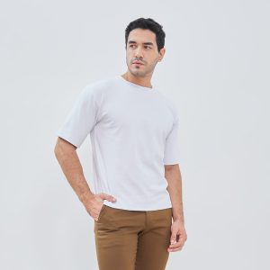 JOBB Rockie T-shirt Pria Oversized Putih