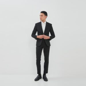 JOBB Nebraska-T2 Jas Pria Slim Fit Hitam