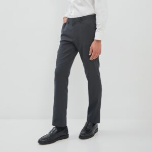 Jobb Oklahoma-B Celana Panjang Modern Slim Fit Abu-Abu