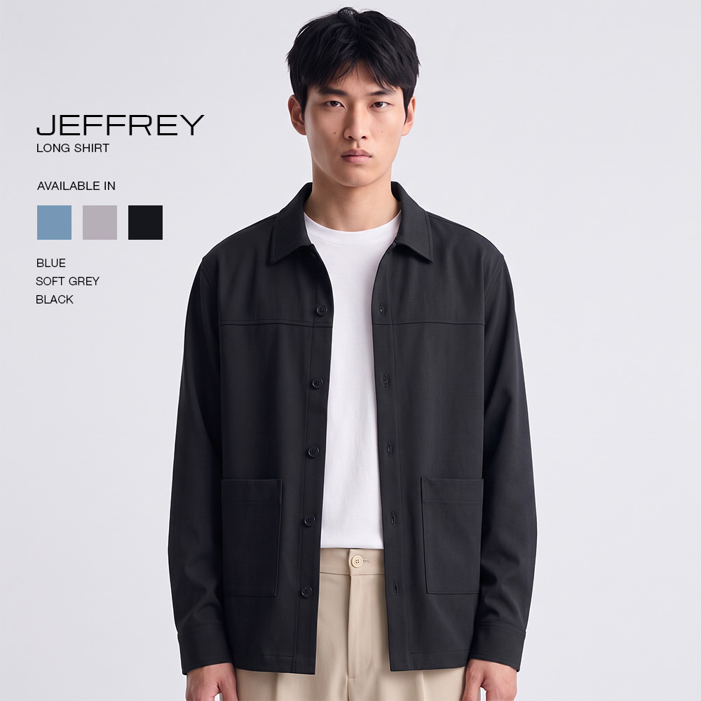 Jobb Heritage Jeffrey Kemeja Pria Lengan Panjang Relaxed